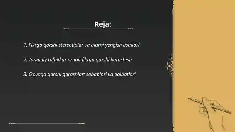 Fikrga qarshi stereotiplar va ularni yengish usullari 2