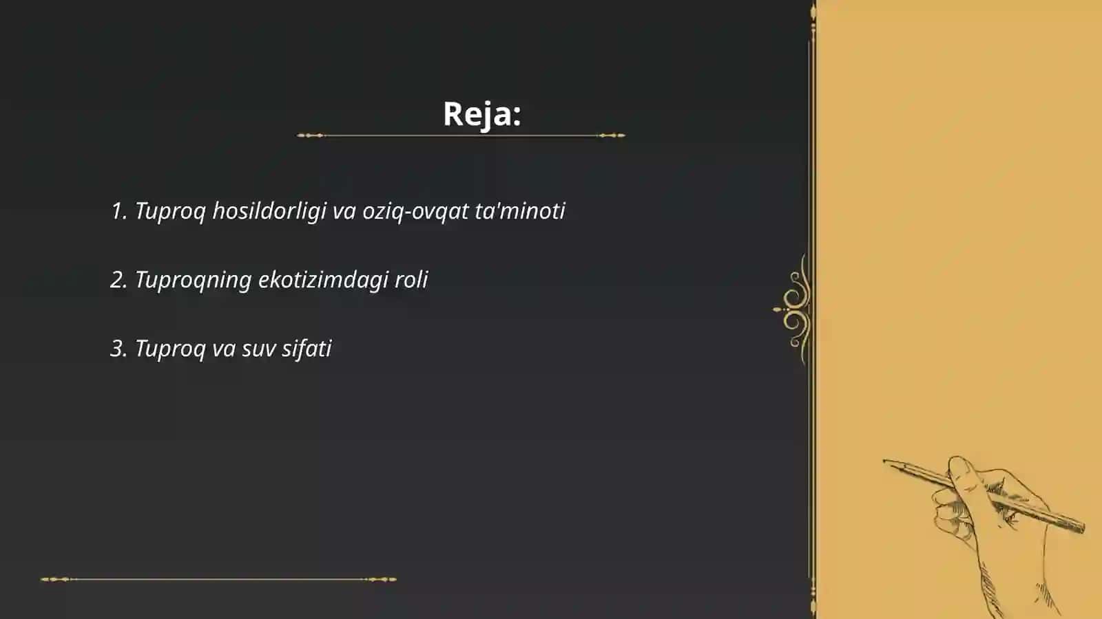 Tuproqlarning inson hayotidagi roli 2