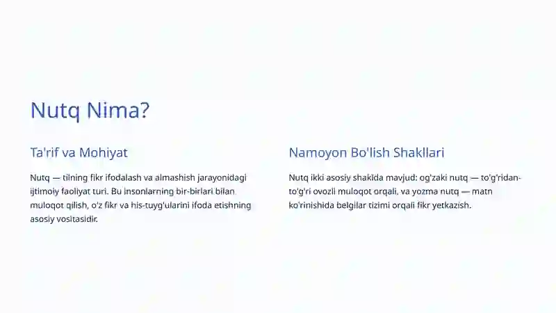 Nutq Turlari va Funksiyalari 2