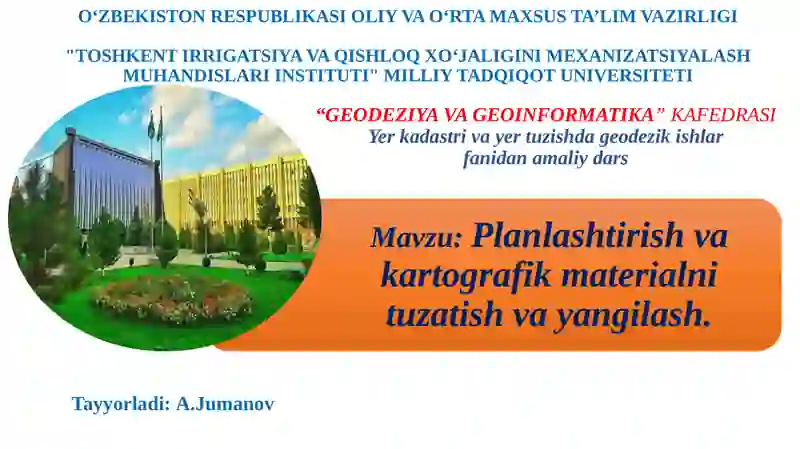 GEODEZIYA VA GEOINFORMATIKA 2