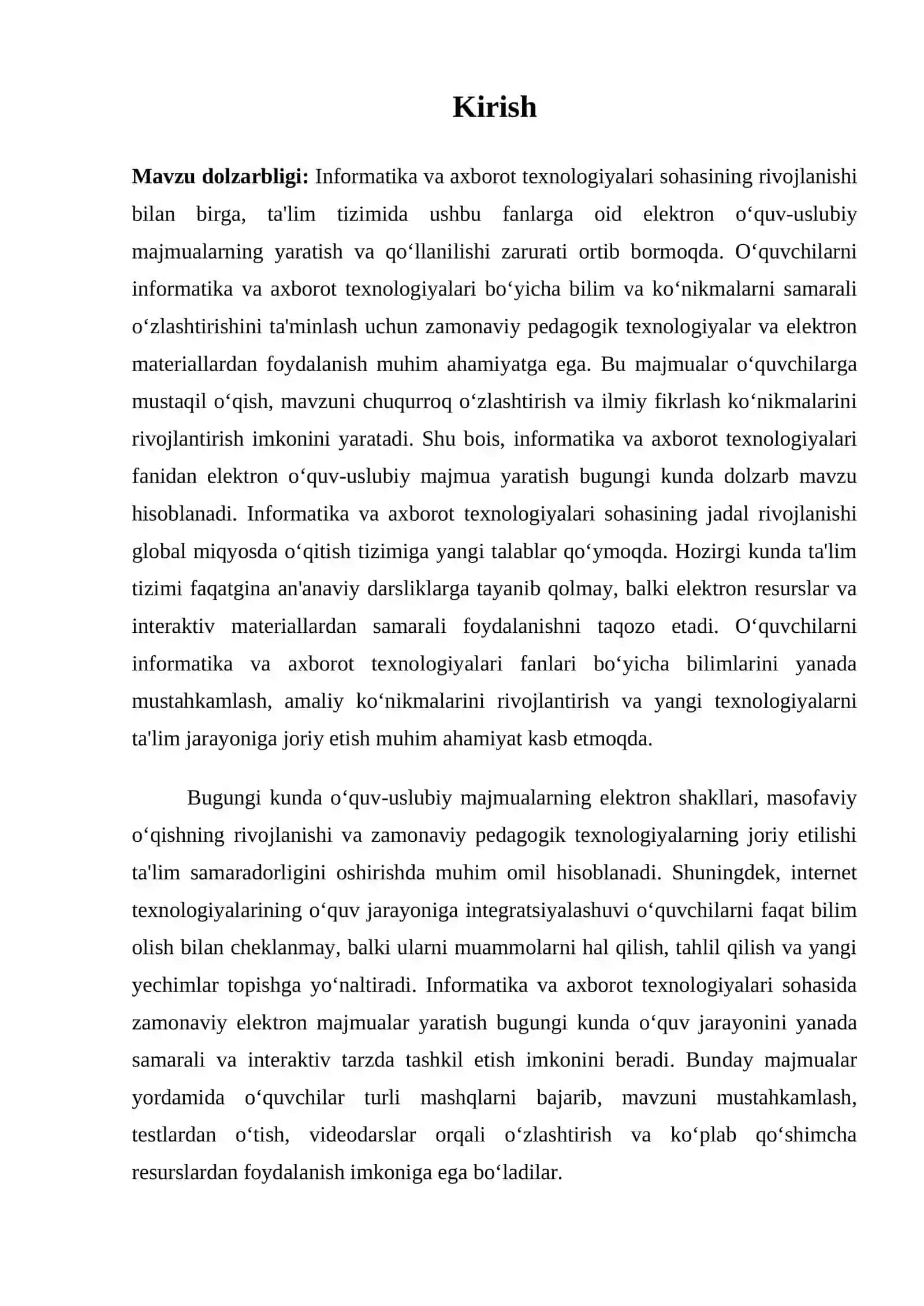 BOB Elektron O‘quv-uslubi Majmua Yaratishning Nazariy Asoslari 2