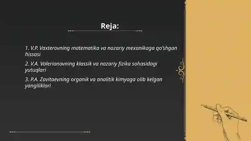 Tabiiy fanlar rivojiga qoʻshgan hissasi 2