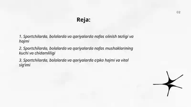 Sportchilar bolalar va qariyalarda nafas tizimi xususiyatlari 2