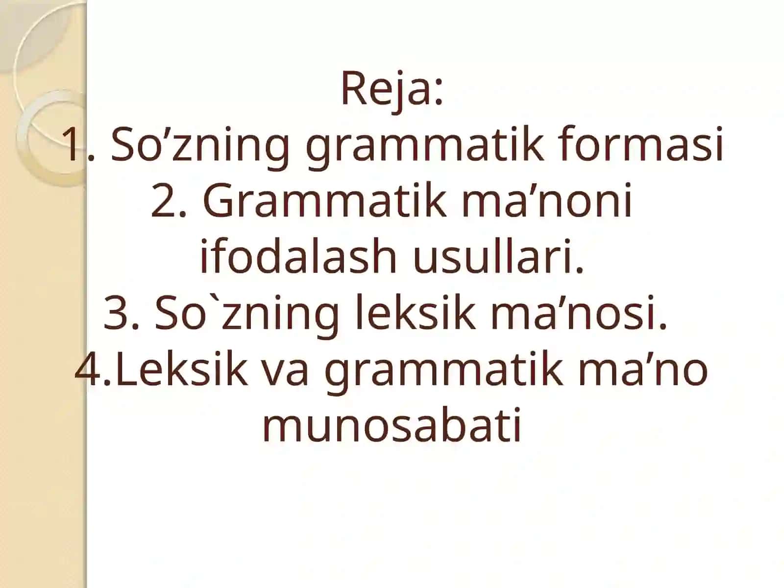 So’zning leksik va grammatik ma’nosi 2