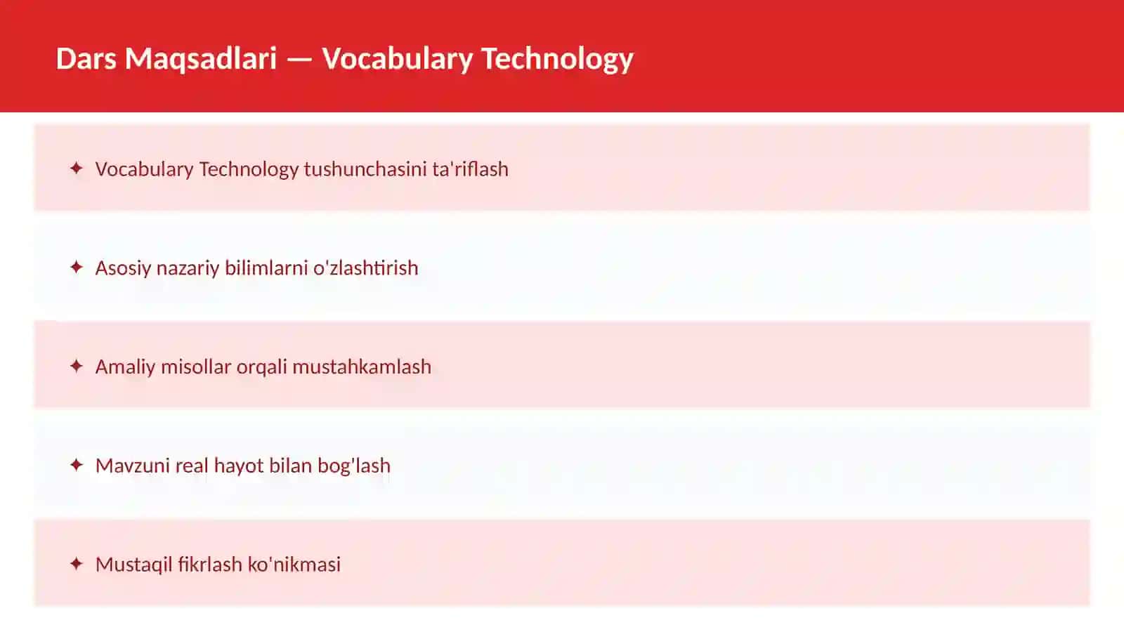 Vocabulary Education 2