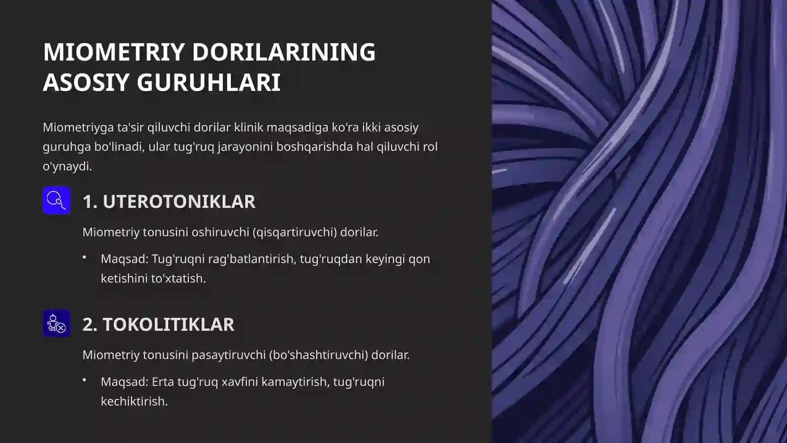 Miometriyga Ta'sir Qiluvchi Dorilar 2