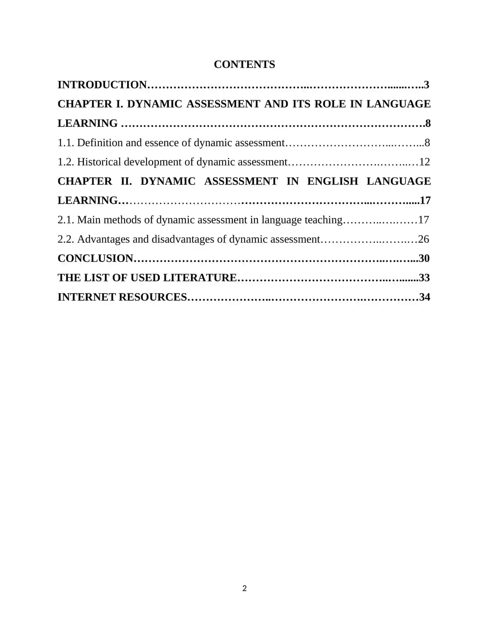 DYNAMIC ASSESSMENT IN ENGLISH LANGUAGE LEARNING 2