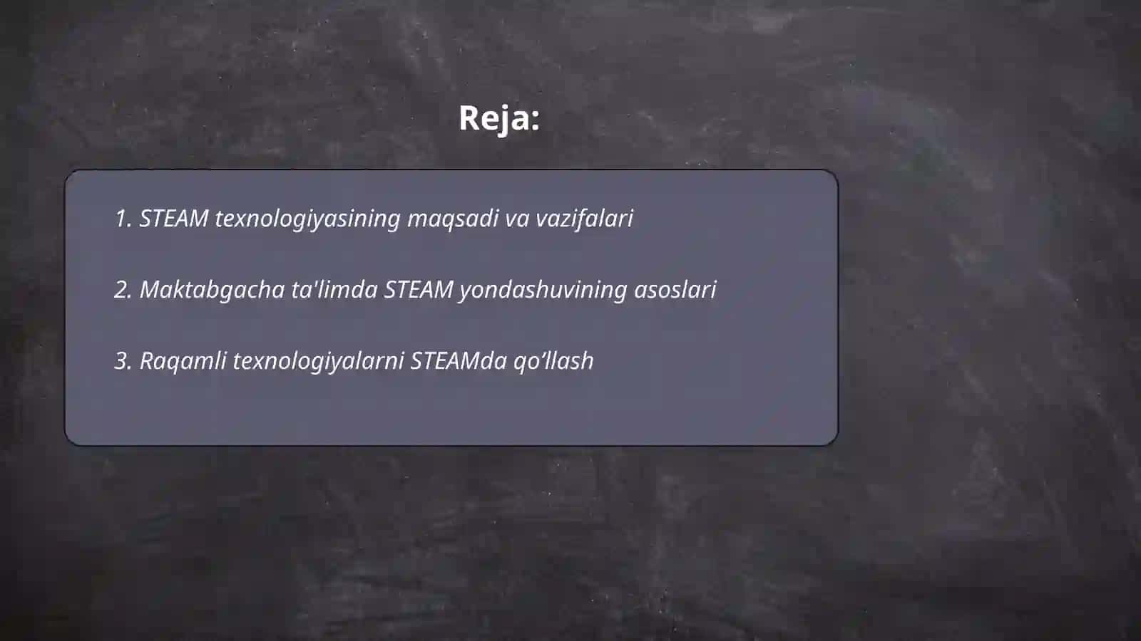 STEAM texnologiyasi 2