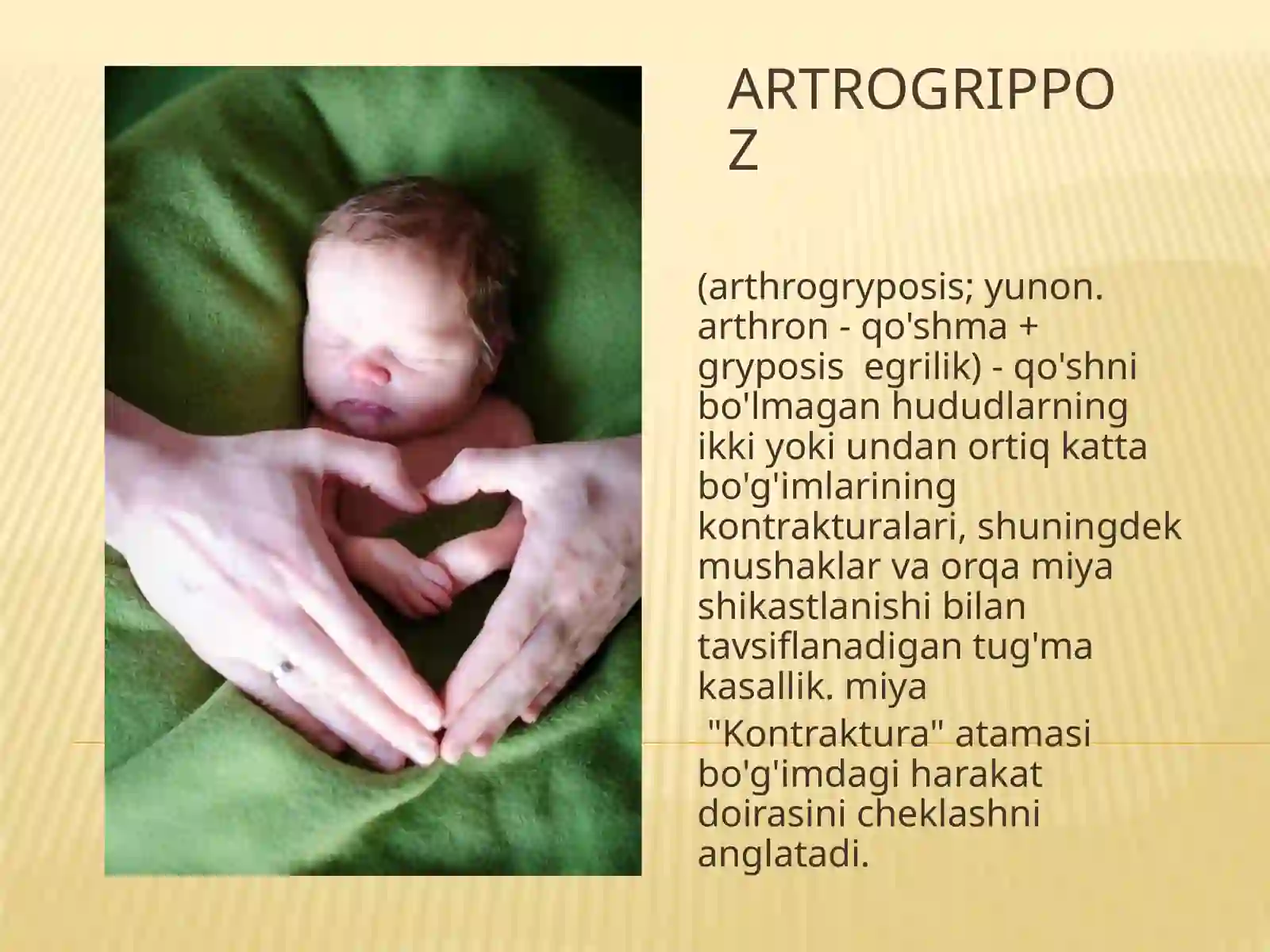 MUSTAQIL ISH Artrogrippoz 2
