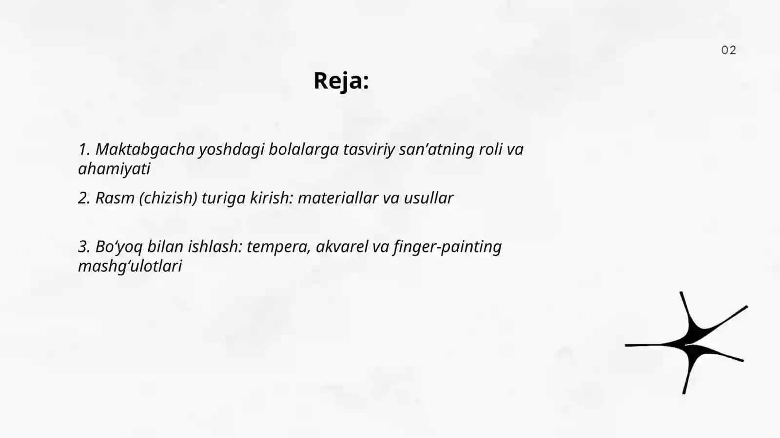 Bolalarni Tasviriy San'atning Tur va Janrlari bilan Tanishtirish 2