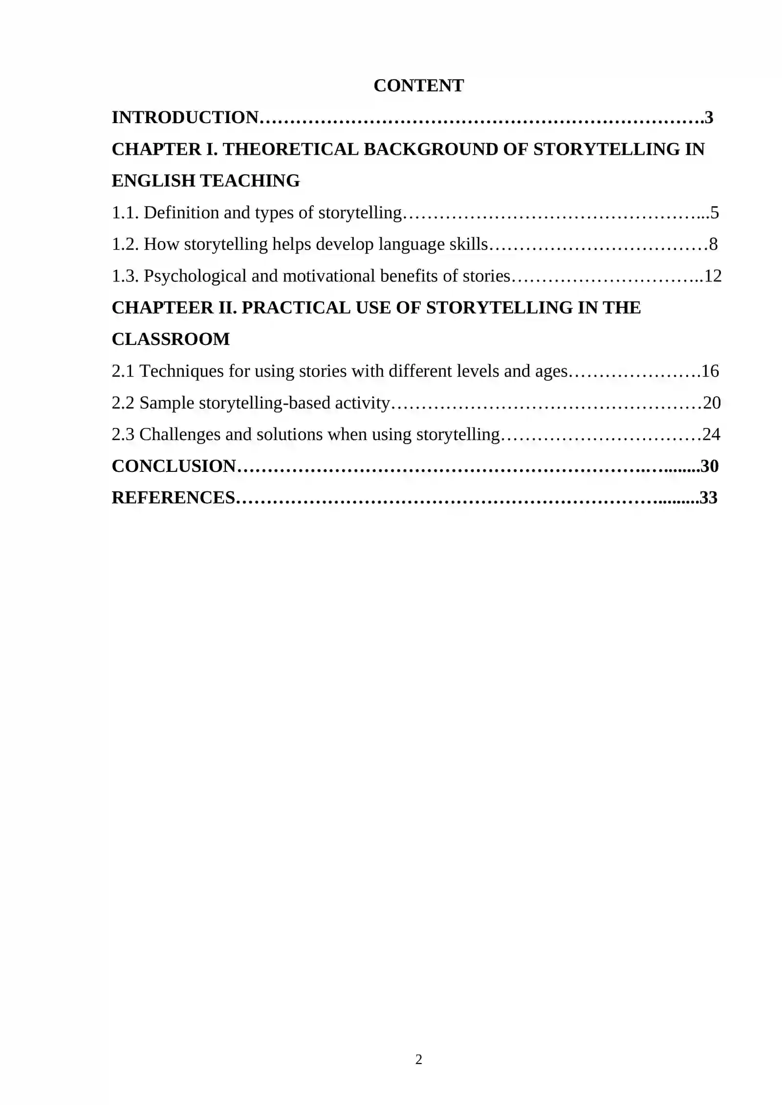 Storytelling as a Tool for Teaching English Classes 2