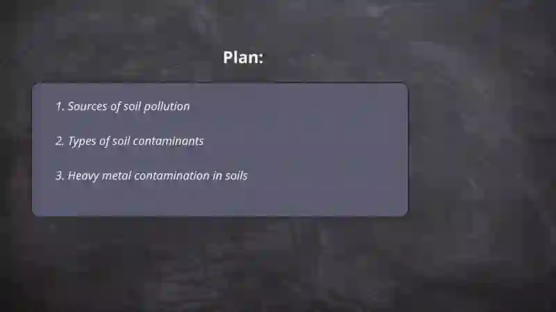 Soil pollution 2