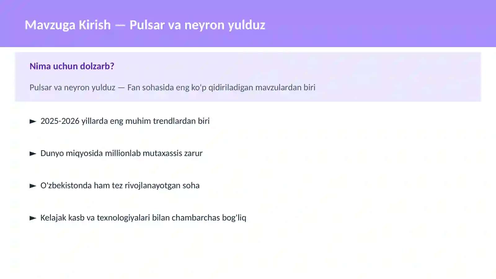 KOSMOSNI TADQIQ 2