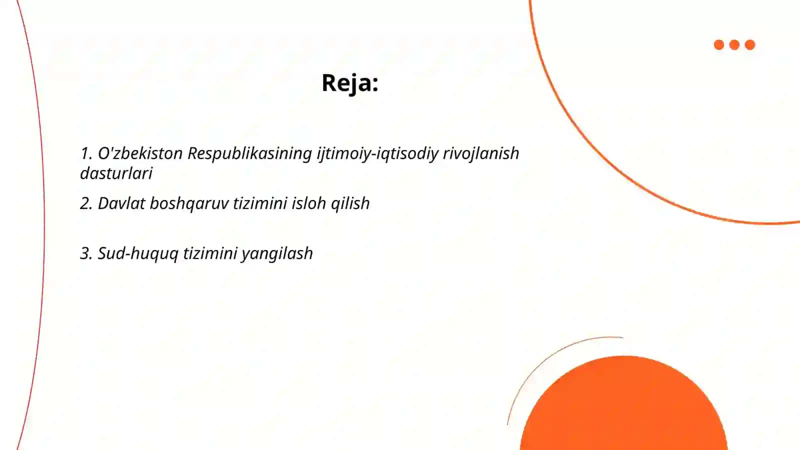 O'zbekistonning ijtimoiy-siyosiy rivojlanish strategiyasi 2