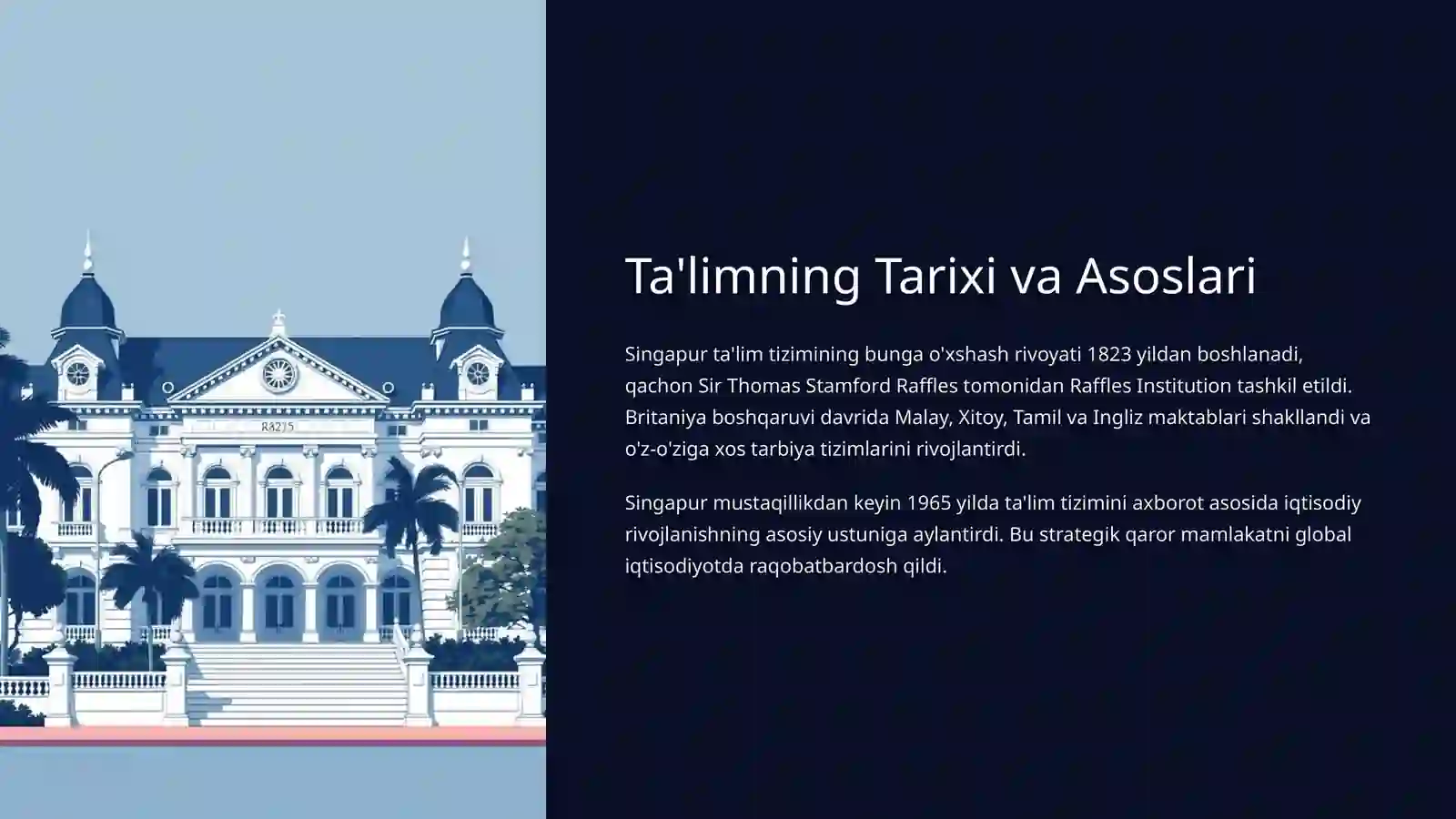 Singapur Ta'lim Tizimi 2