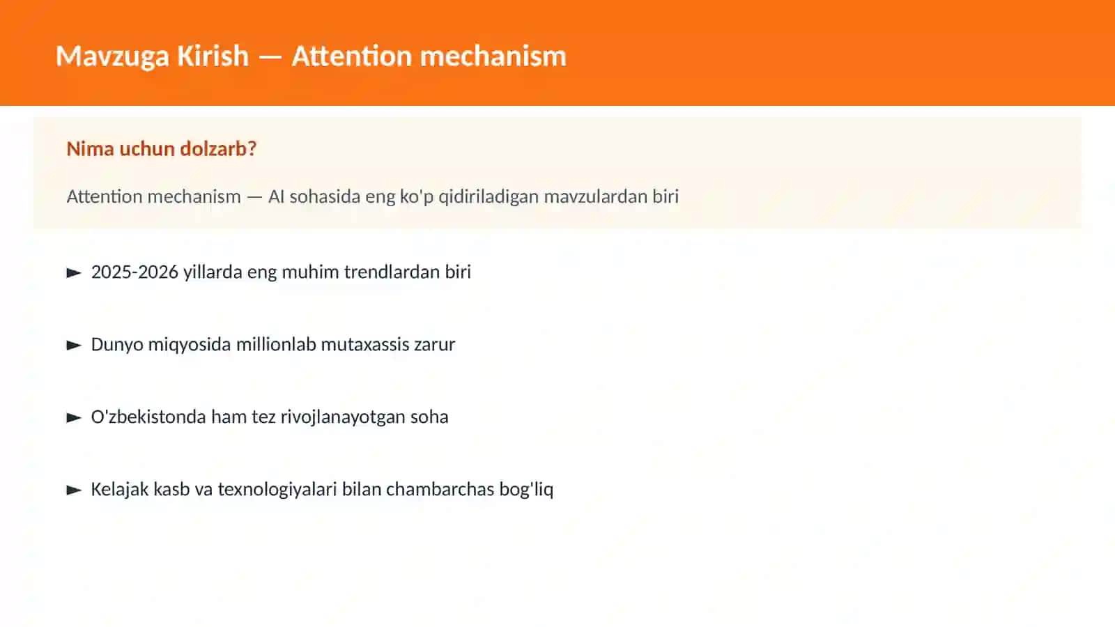 Attention mechanism 2