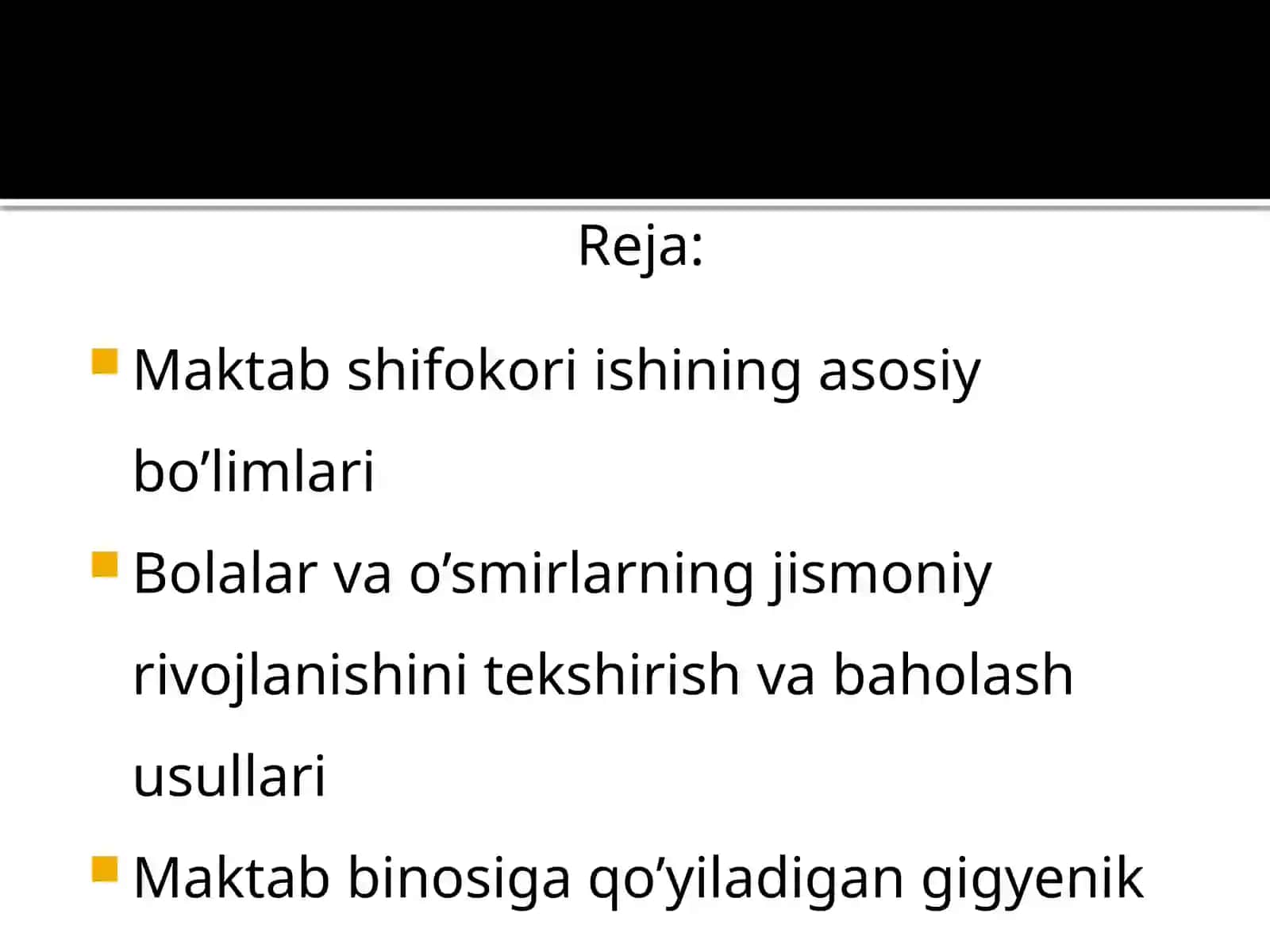 Tashkillashtirilgan bolalar jamoalarida UAS Hishining gigiyenik jihatlari 2