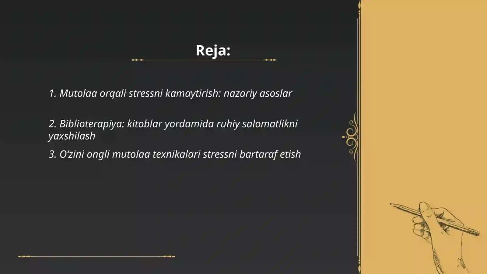 Foydalanuvchilarda mutolaa madaniyati fani 2
