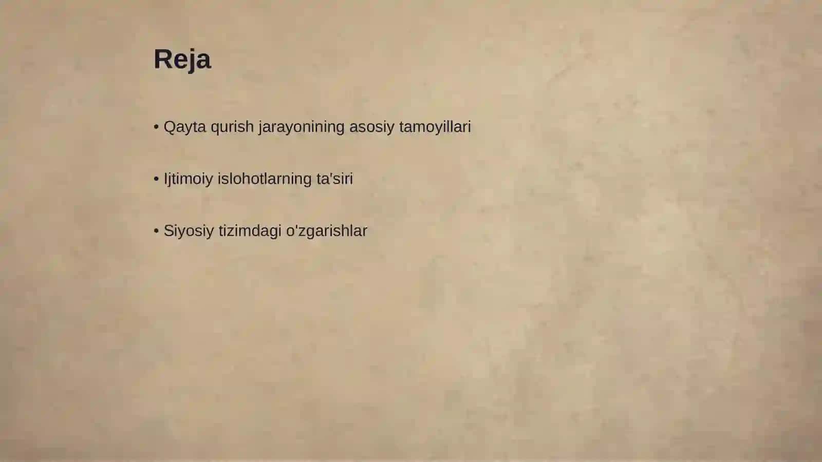 Qayta Qurish Ijtimoiy-Siyosiy Vaziyat 2