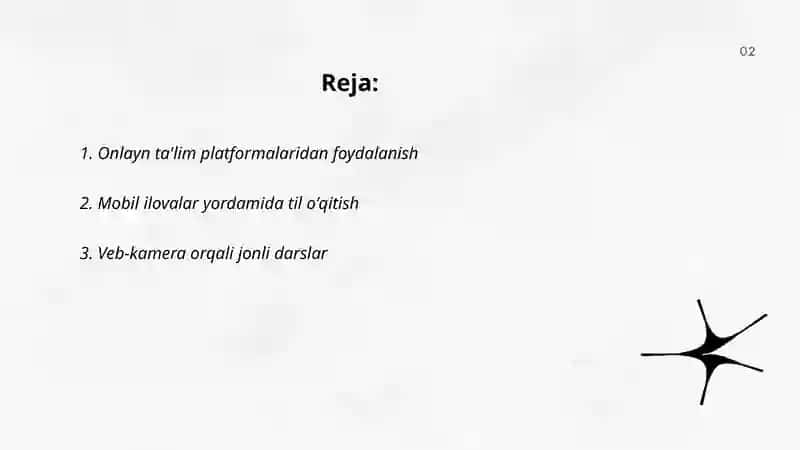 Chet tilini oʻqitishning zamonaviy ta'lim texnologiyalari 2