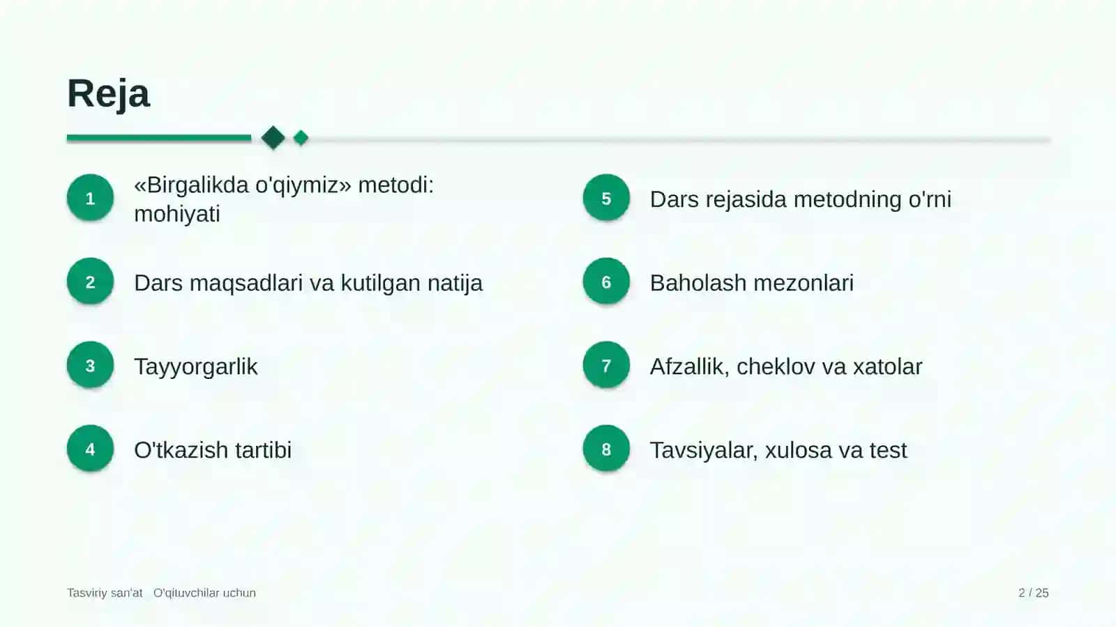 tasviriy san'at darslarida birgalikda o'qiymiz metodidan foydalanish 7230 2