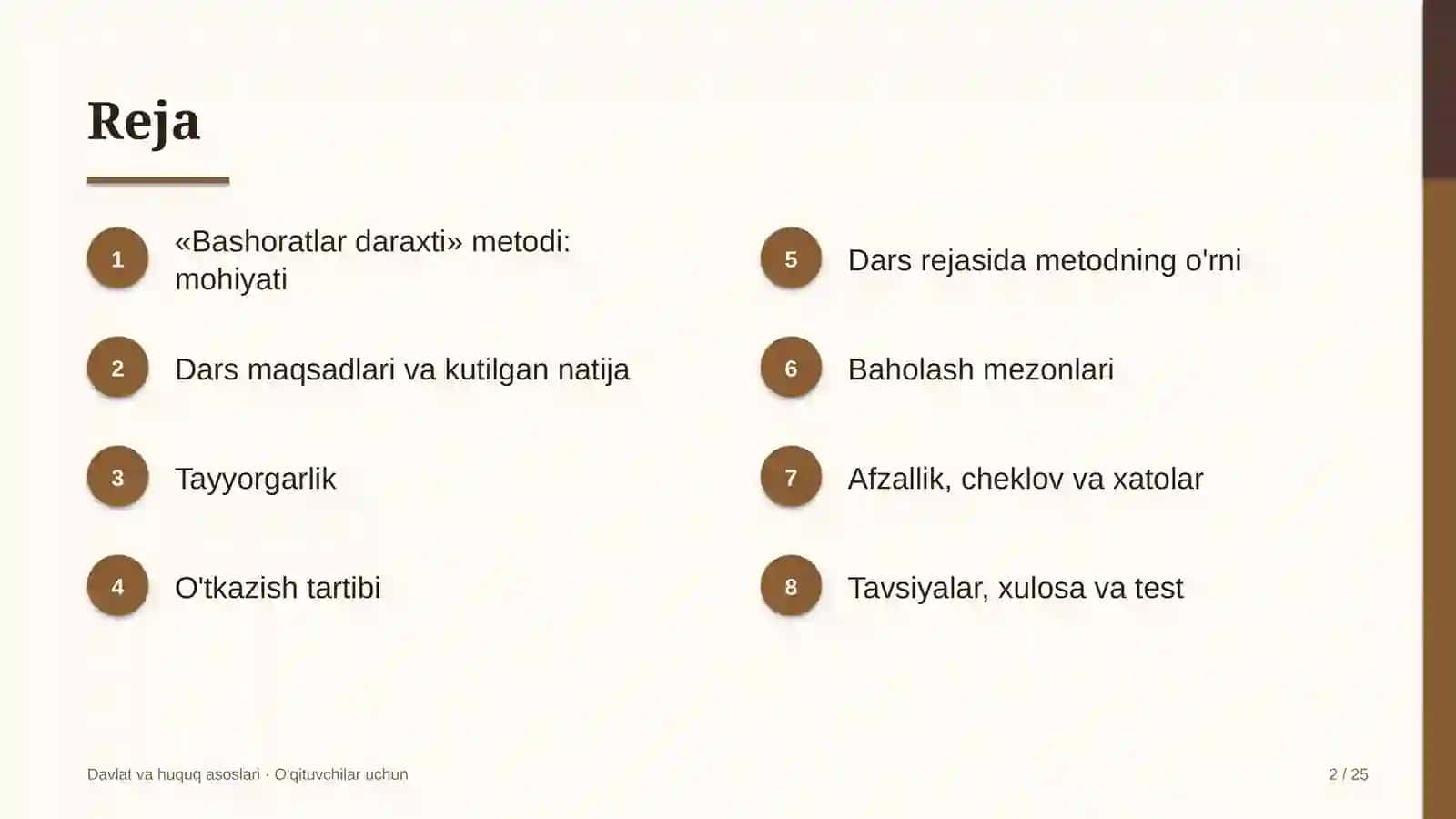 davlat va huquq asoslari darslarida bashoratlar daraxti metodidan foydalanish 7810 2