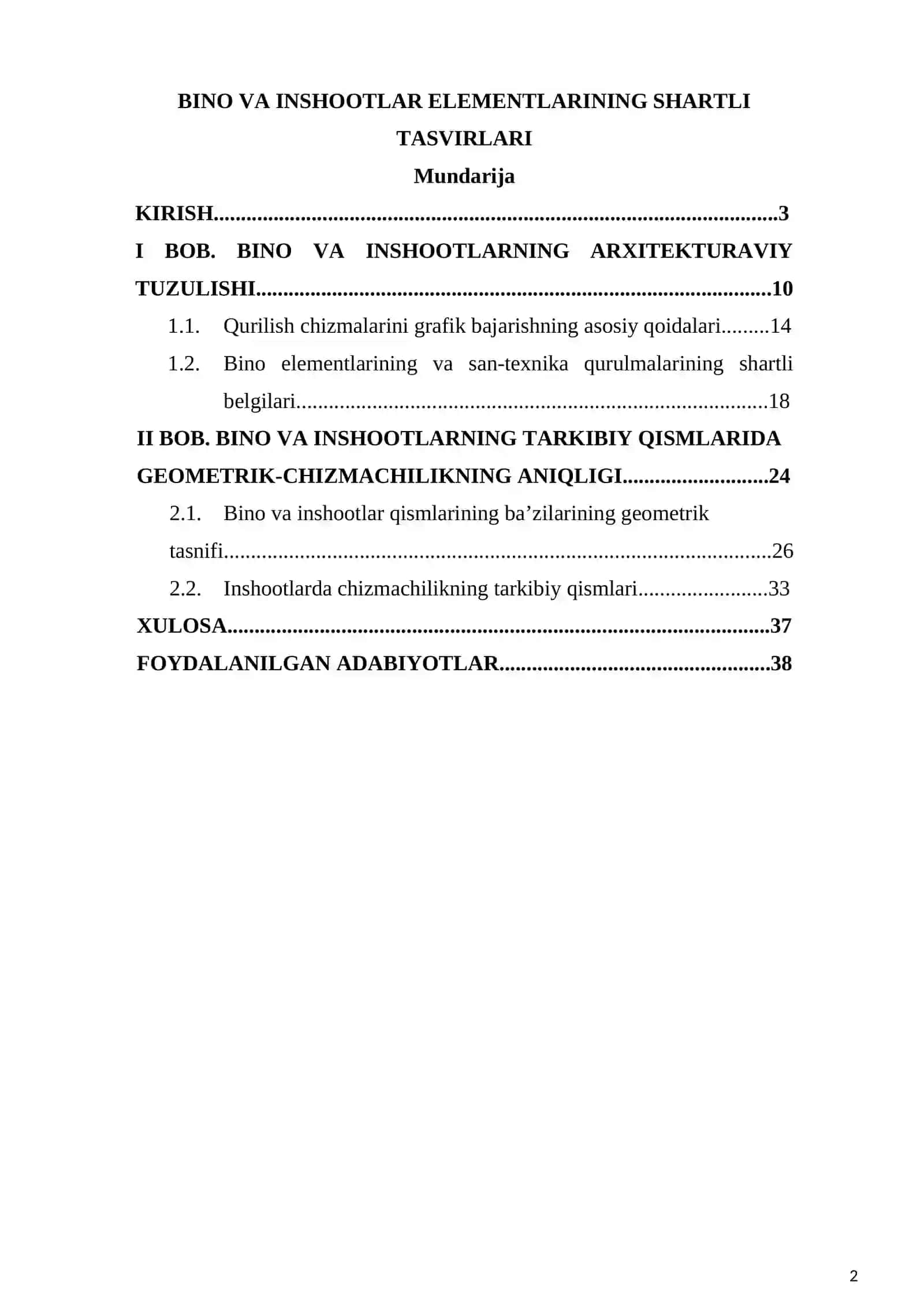 5110800-Tasviriy san`at va muhandislik grafikasi yo`nalishi KURS ISHI 2