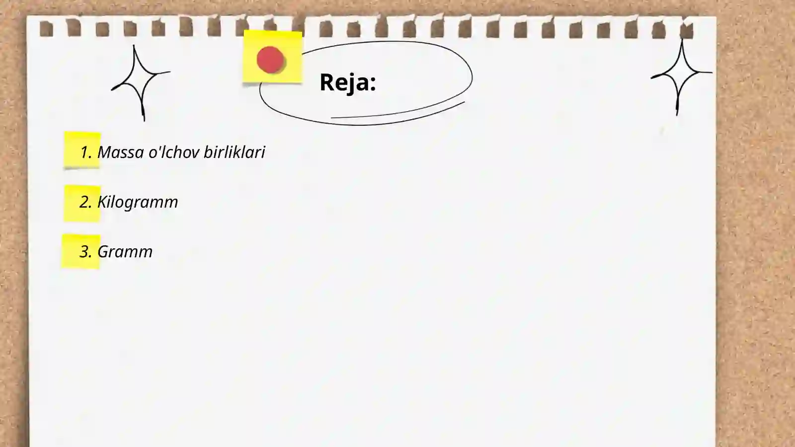 Massa va sigim o'lchov birliklari 2