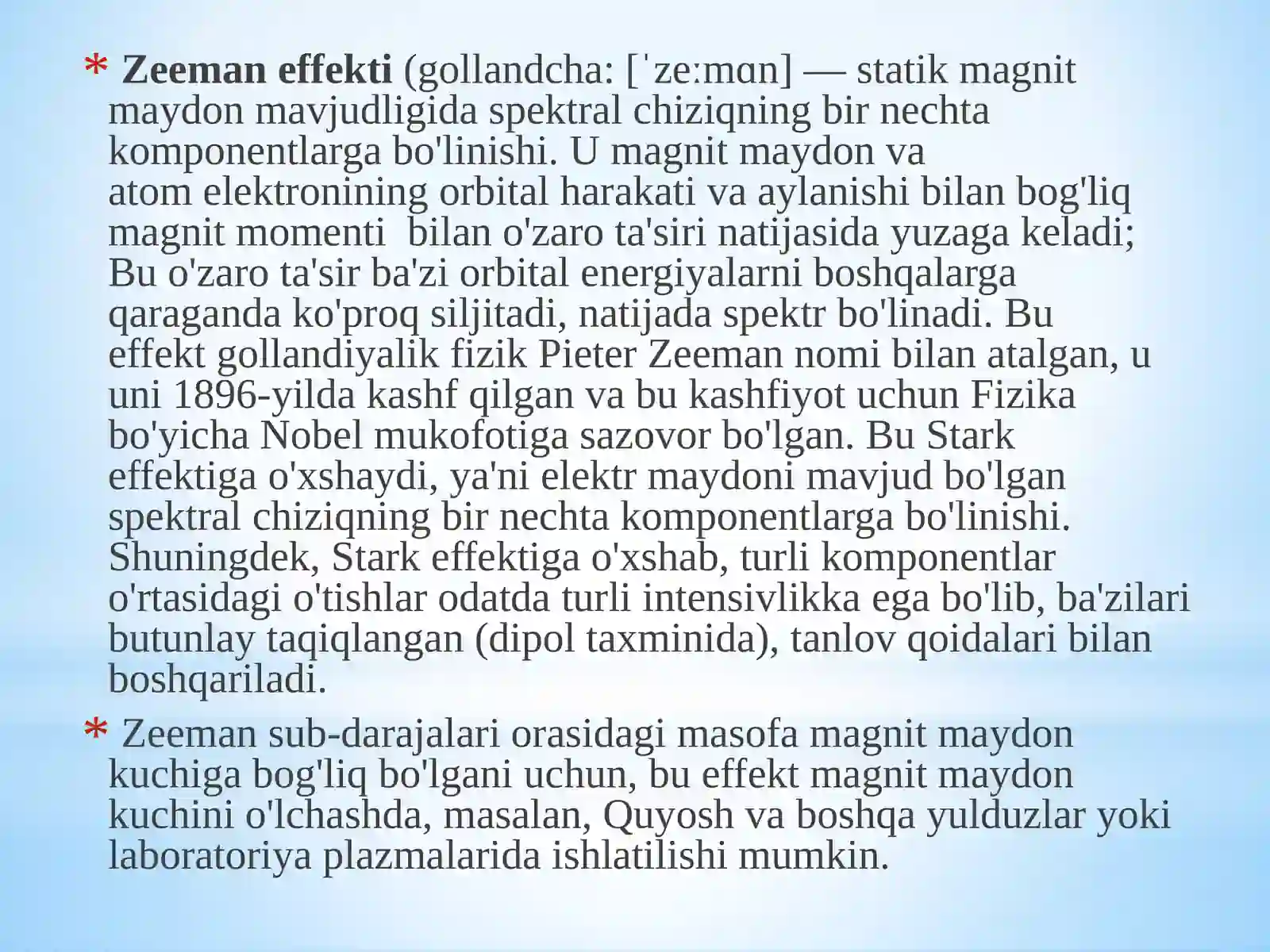 ZEEMAN EFFEKTI 2