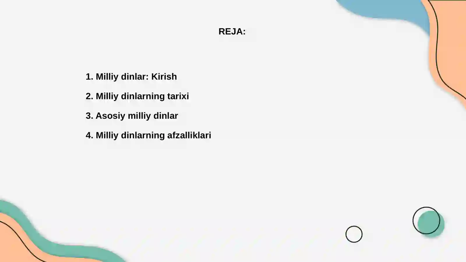 Milliy dinlar 2