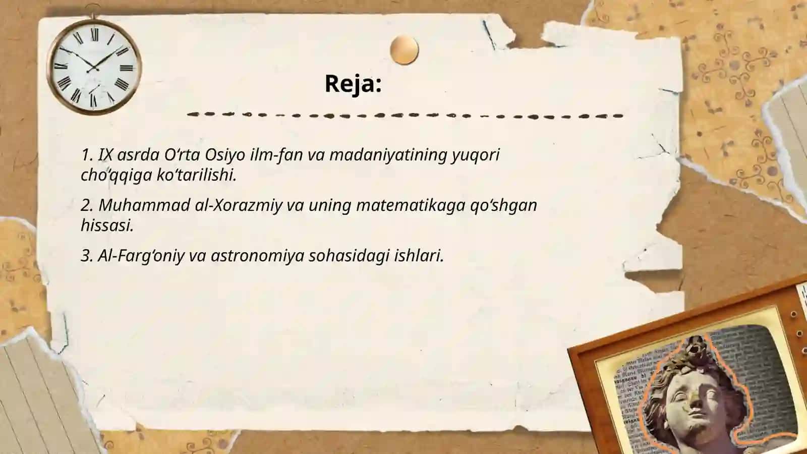 IX-XII asrlarda O'zbekiston hududida roʻy bergan madaniy uygʻonish (Rennesans) 2