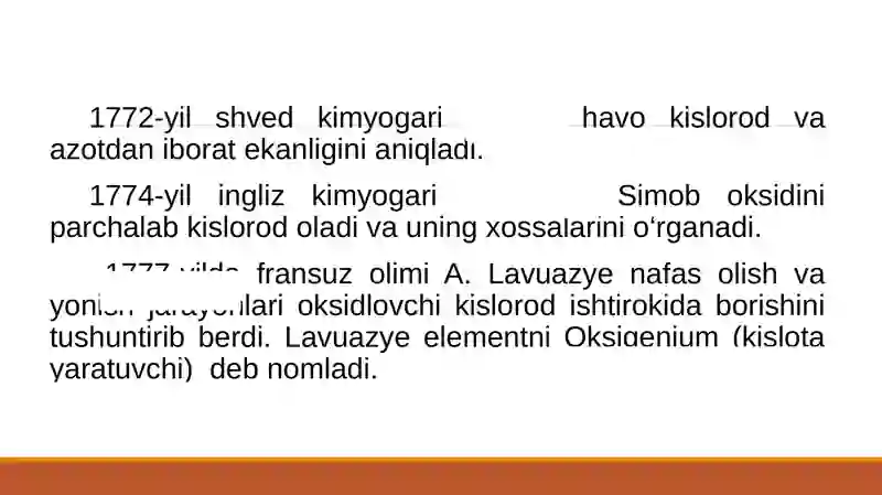 Kislorod – oddiy modda 2