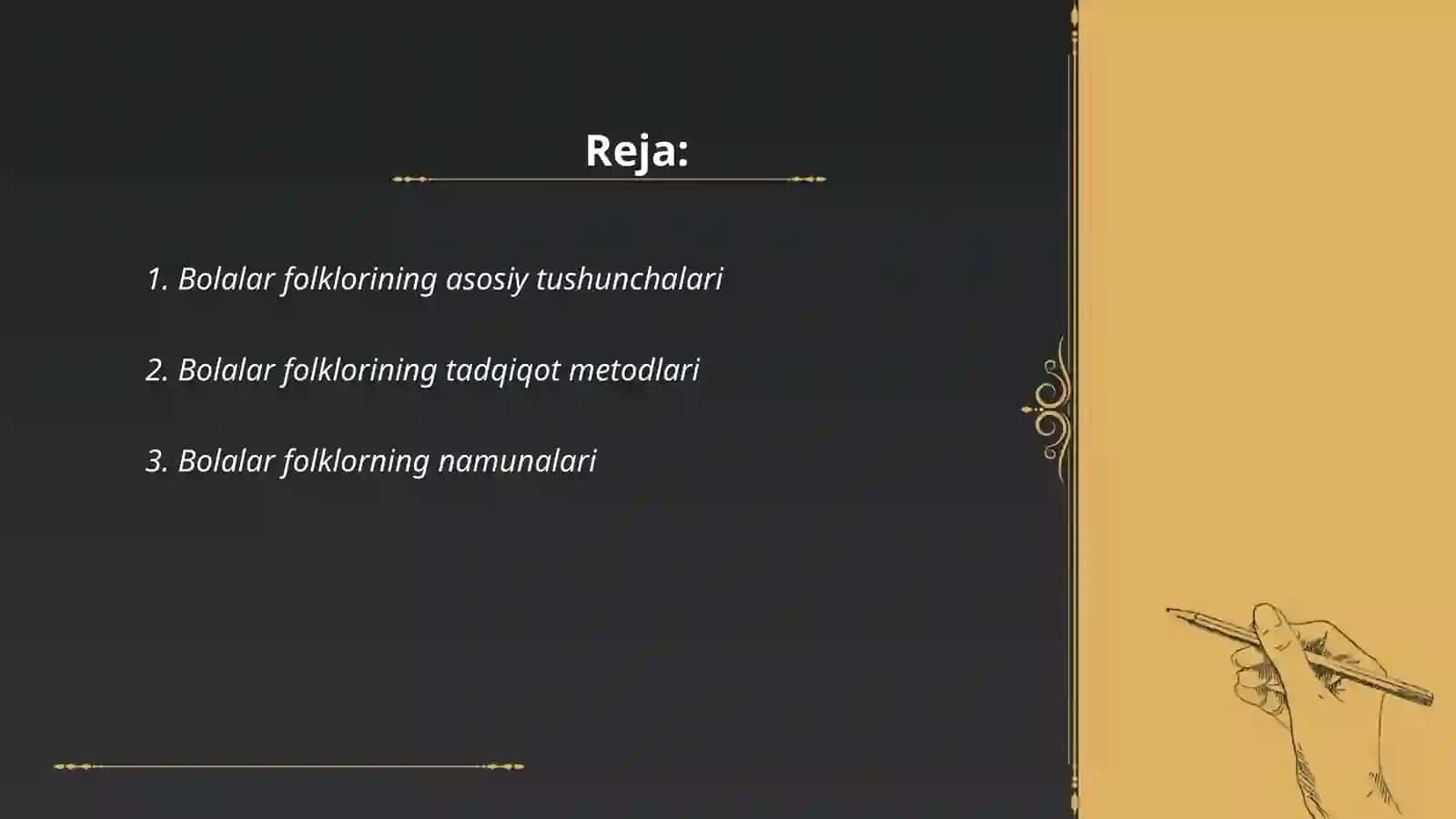 Bolalar folklori fanining maqsad va vazifalari 2