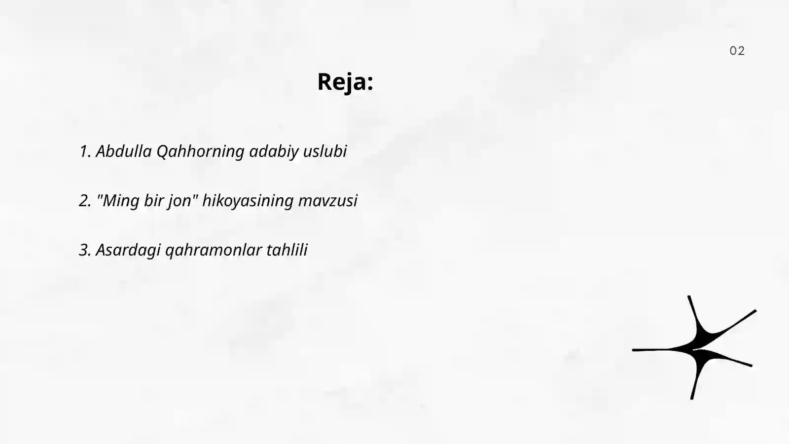 Abdulla Qahhorning "Ming bir jon " hikoyasi uslubiy tahlili 2