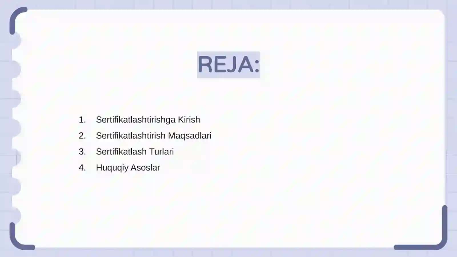 Sertifikatlashtirish ishlari va sertifikat berish qoidalari 2
