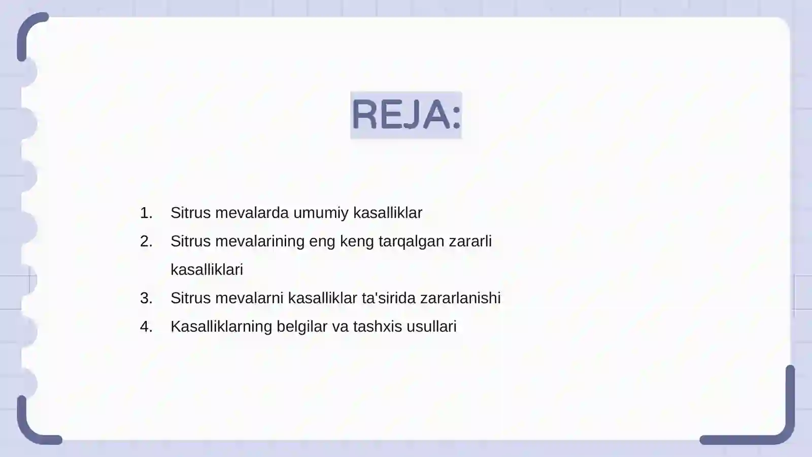 Sitrus mevalarining kasalliklari 2