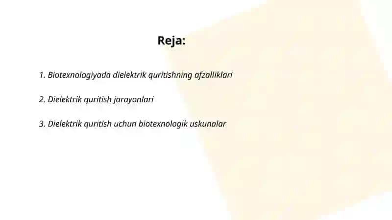 Biotexnologiyada dielektrik quritish va uning ahamiyati 2