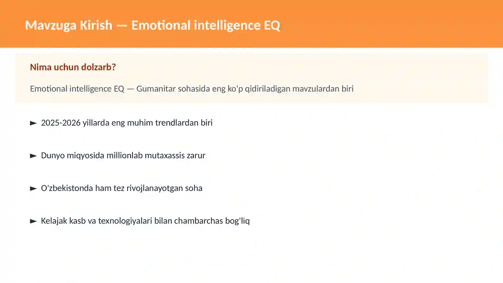 Emotional intelligence EQ 2