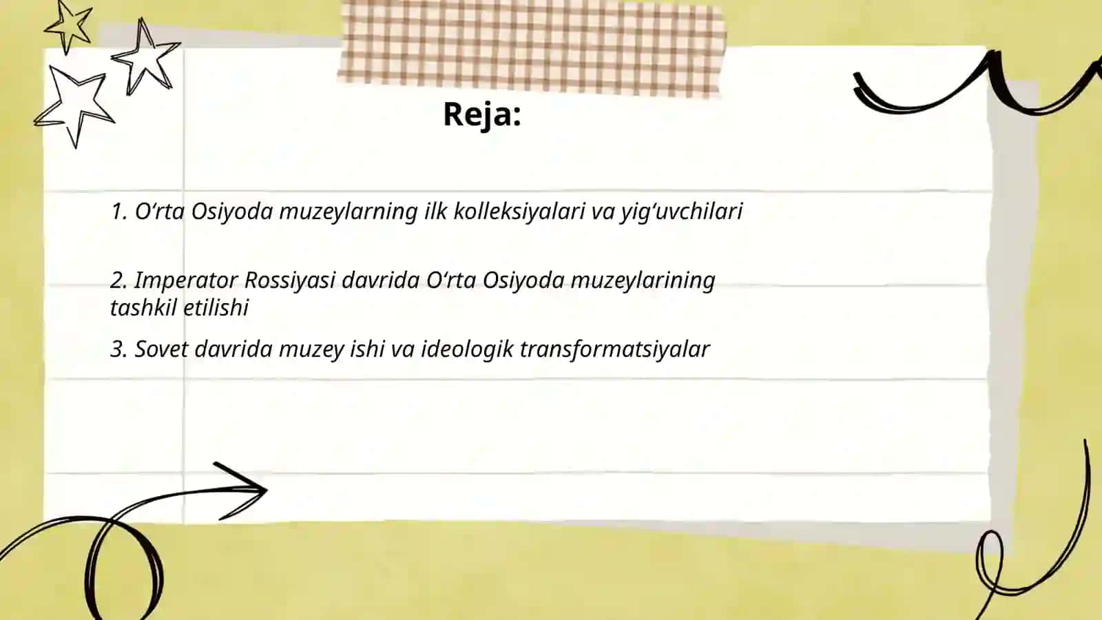 Oʻrta Osiyoda muzeylarning shakillanishi va muzey ishi tarixi 2