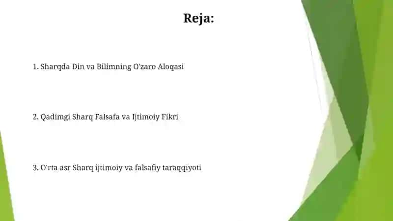 Qadimgi va Oʻrta asrlarda Sharqda ijtimoiy falsafiy bilimlar rivoji 2