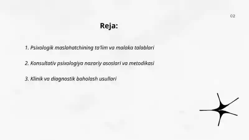 Psixologik Maslahatchining Kasbiy va Psixologik Tayyorgarlik 2