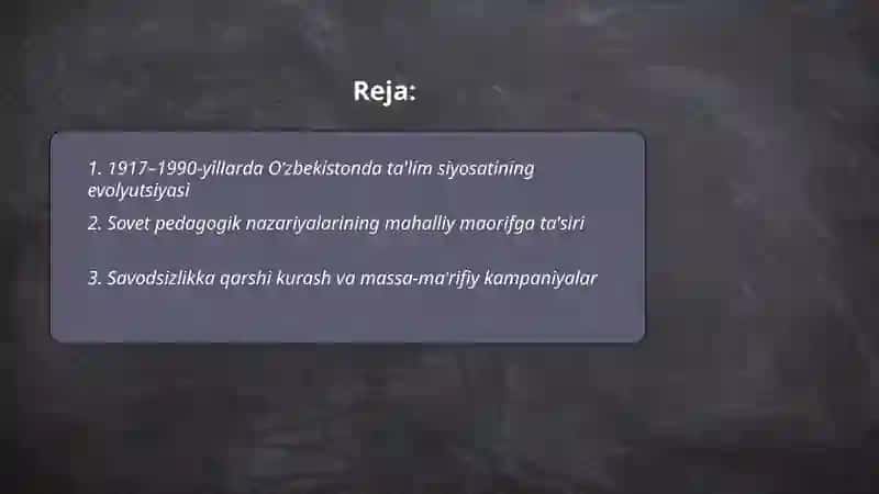 1917-1990-yillari ta´lim tarbiya maorif va pedagogik fikr 2
