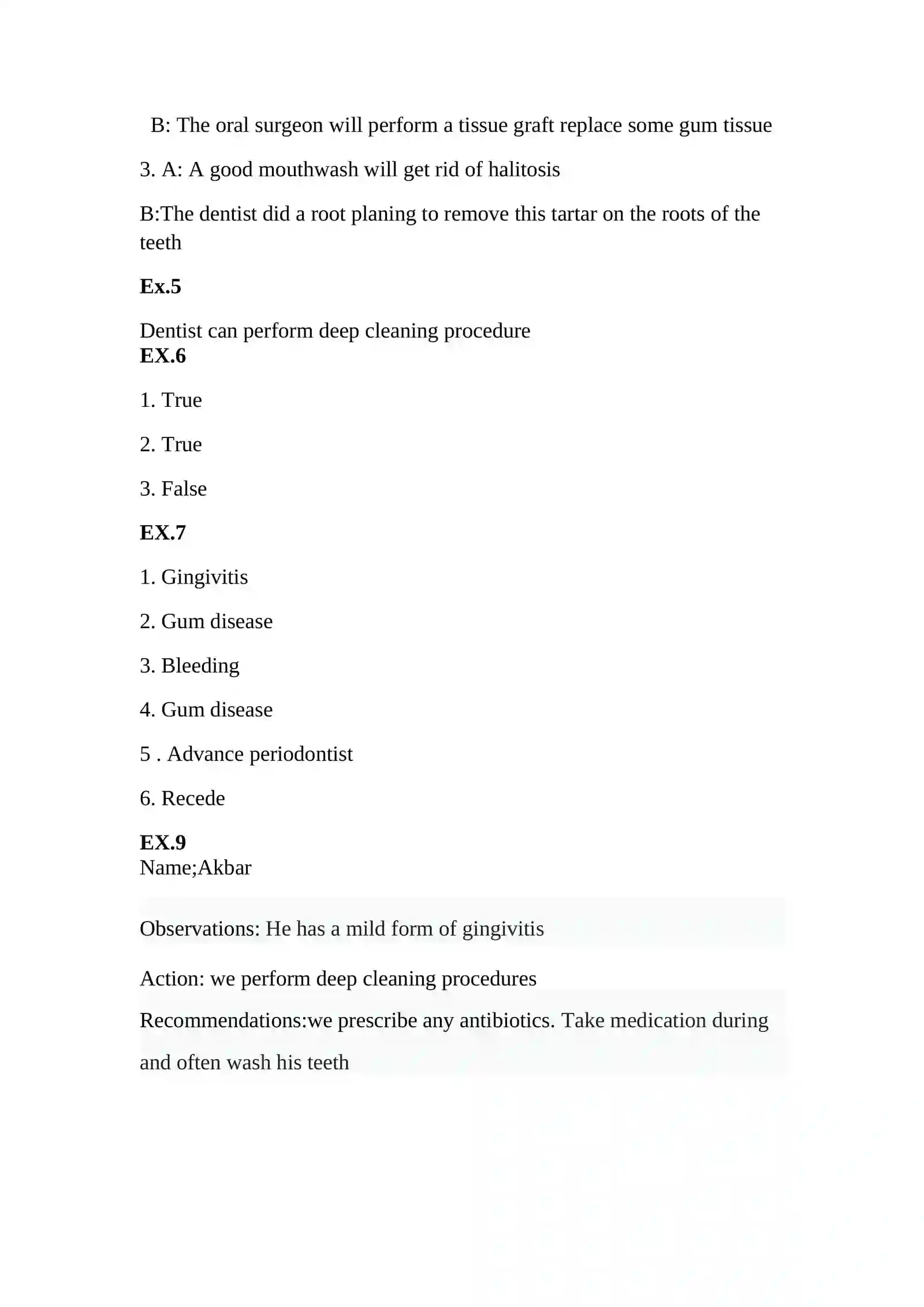 Periodontal(gum)disease 2