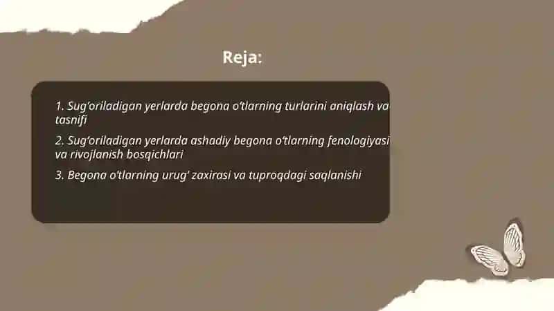 Sugʻoriladigan yerlarda òsadigan ashadiy begona òtlar 2