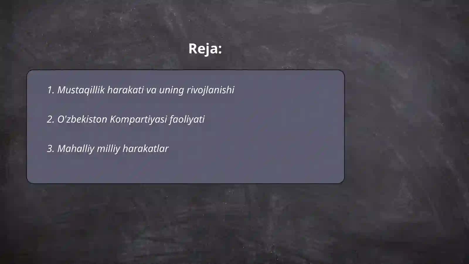 Mustaqillikka erishish arafasida ozbekistondagi ijtimoiy-siyosiy jarayonlar 2