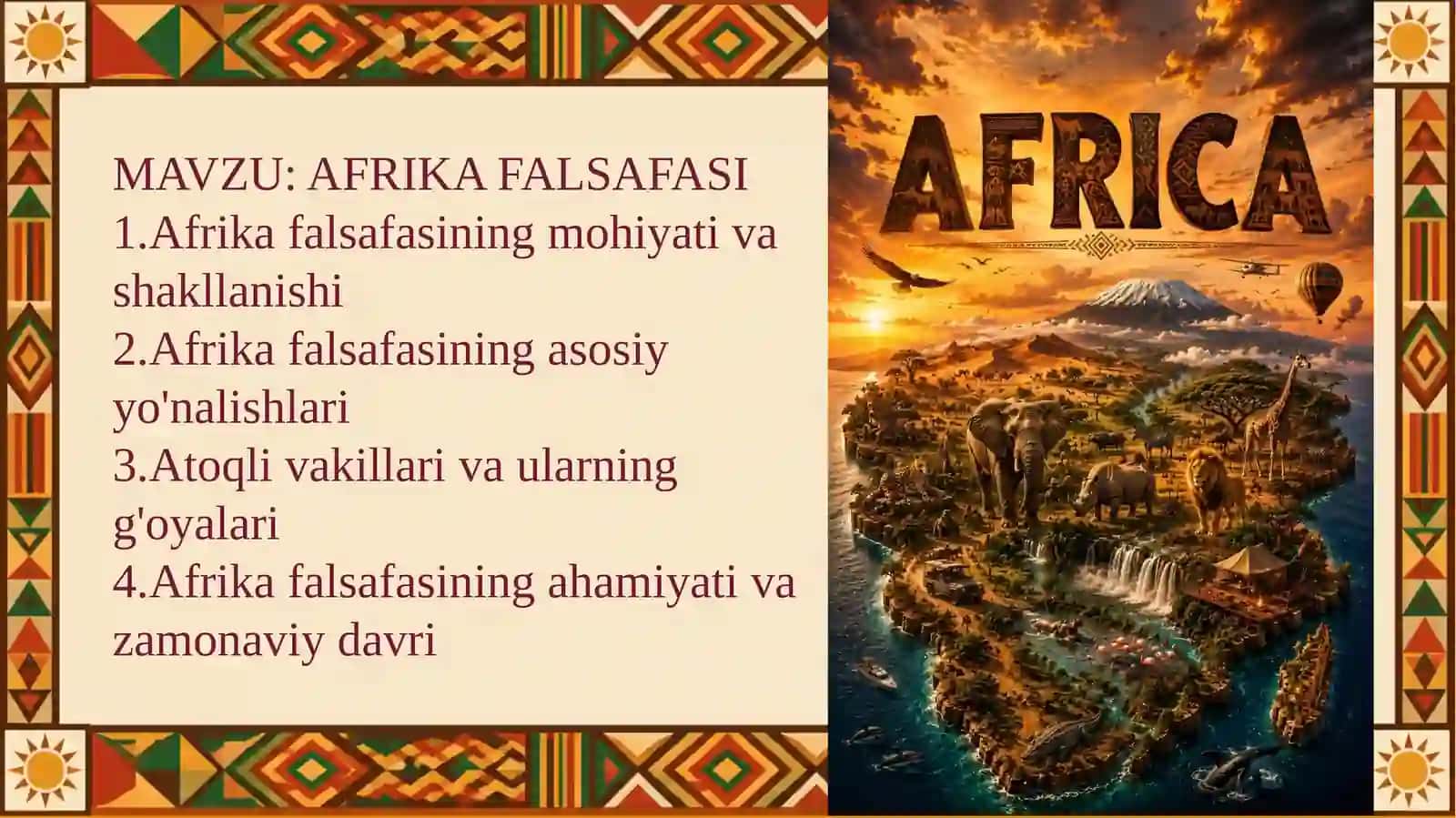 afrika falsafasi prezentatsiya 2