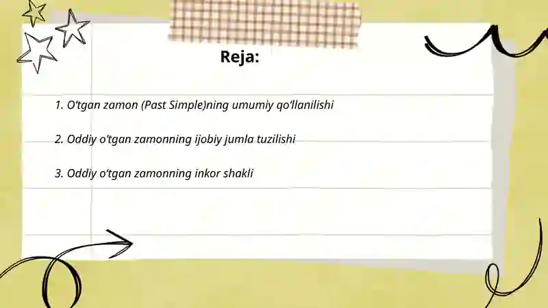 Past simple 2