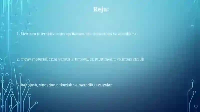 Elektron interaktiv oʻquv qoʻllanmalari: dolzarbligi va afzalliklari 2