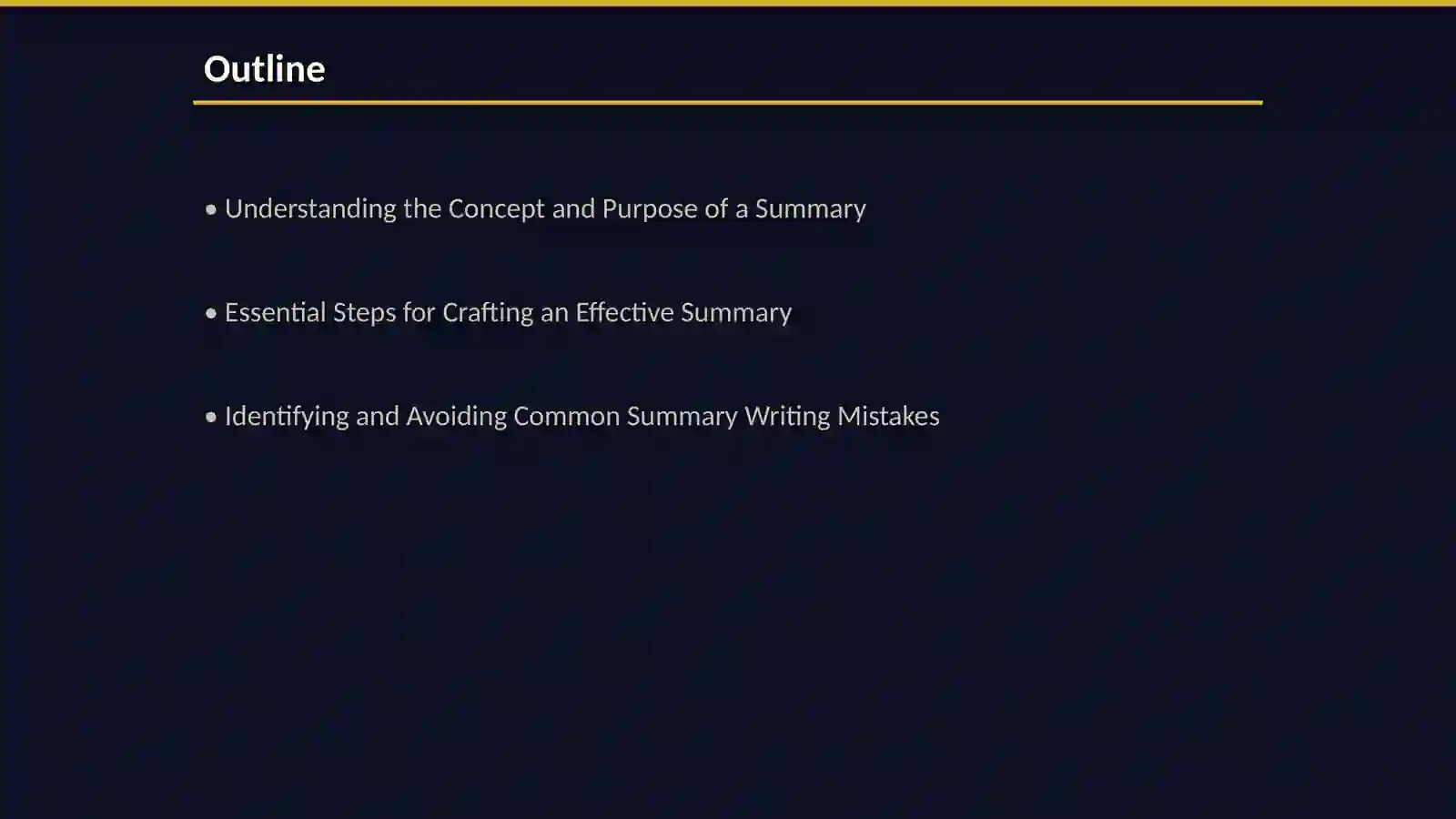 Writing skill: Writing a summary 2