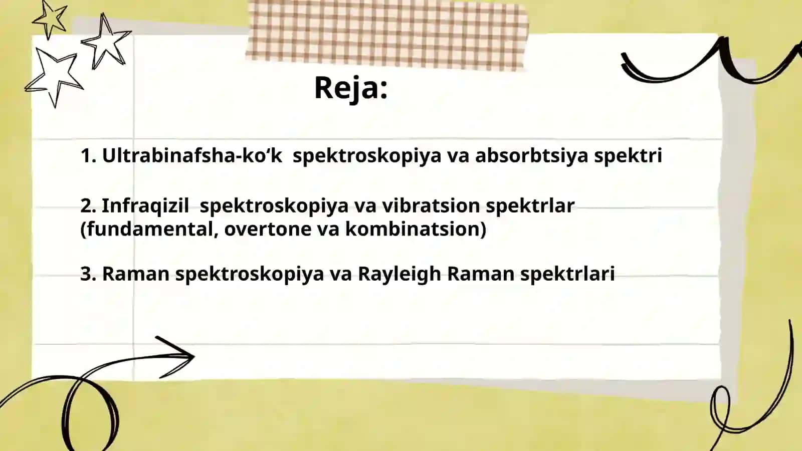 Spektroskopik usullar 2